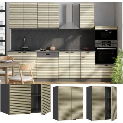 VICCO Wandregal - 60cm, Anthrazit, Carvalho Panel - Wandregal VICCO Wandregal - 60cm, Anthrazit, Carvalho Panel - Wandregal
