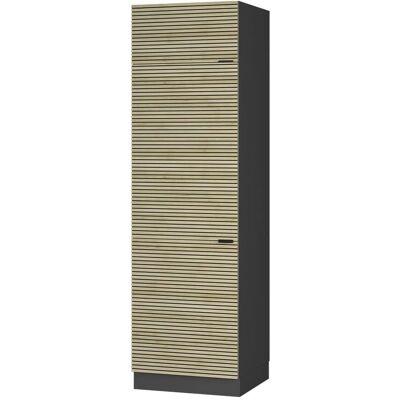 Vicco - Roble Panel Eingebauter Kühlschrankschrank - Küchenschrank Vicco - Roble Panel Eingebauter Kühlschrankschrank - Küchenschrank