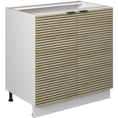 VICCO Weißes 80cm Küchenunterschrank - Modular, Sanftschluss, Melamin VICCO Weißes 80cm Küchenunterschrank - Modular, Sanftschluss, Melamin