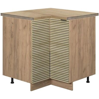 Fame-Line Küchen-Eckschrank - Hochwertige MDF, Sanftschließende Scharniere Fame-Line Küchen-Eckschrank - Hochwertige MDF, Sanftschließende Scharniere