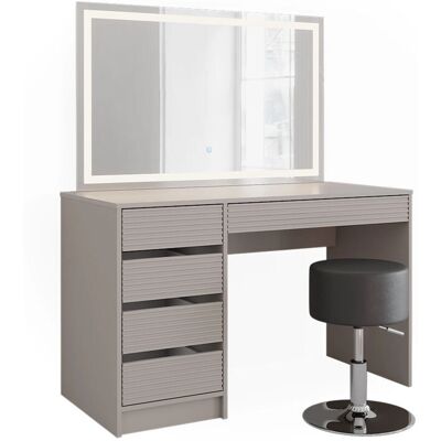 Vicco Toucador Sherry - Cashmere, LED-Spiegel, Hocker - Waschtisch Vicco Toucador Sherry - Cashmere, LED-Spiegel, Hocker - Waschtisch