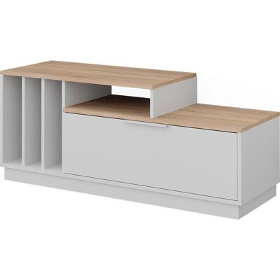 Vicco Betti TV-Möbel - Modern, Weiß/Sonoma, 120x49.9x40cm Vicco Betti TV-Möbel - Modern, Weiß/Sonoma, 120x49.9x40cm