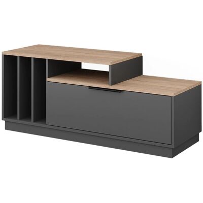Vichy Betti TV Möbel - Anthrazit/Sonoma - 120x49.9cm Vichy Betti TV Möbel - Anthrazit/Sonoma - 120x49.9cm