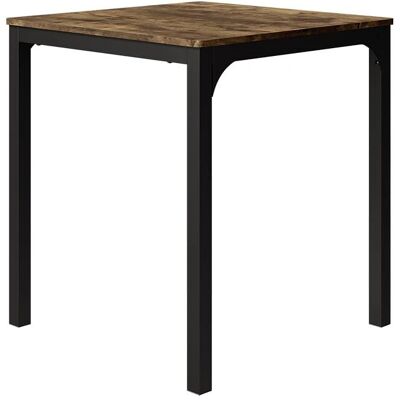 Table à manger Vicco Fyrk en bois et noir rustique - Table à manger - Publicité Table à manger Vicco Fyrk en bois et noir rustique - Table à manger - Publicité