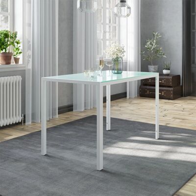Vicco Grand Blanc - Table à manger - Publicité Vicco Grand Blanc - Table à manger - Publicité
