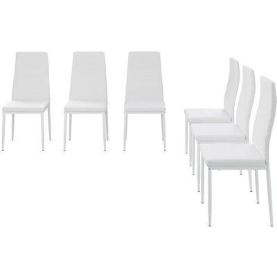 Chaise de salle à manger Vicco Grand Blanche - Publicité Chaise de salle à manger Vicco Grand Blanche - Publicité