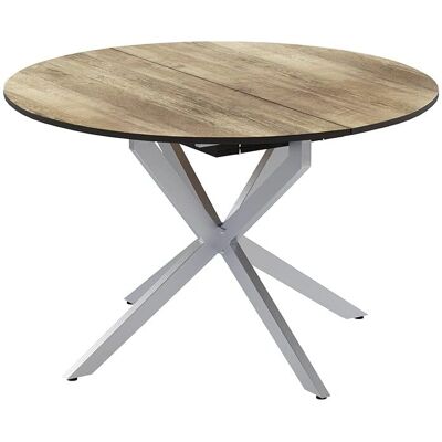 Table à manger Loyd Chêne rustique/gris extensible - Vicco - Publicité Table à manger Loyd Chêne rustique/gris extensible - Vicco - Publicité