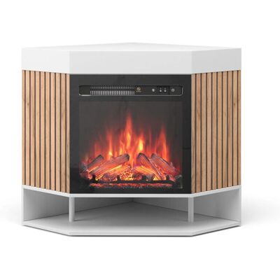 Chimenea eléctrica Vicco Lynea - 100x80x73cm Decor moderna de pared Chimenea eléctrica Vicco Lynea - 100x80x73cm Decor moderna de pared