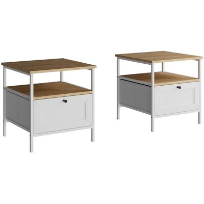 Vichy Nachttisch Lunis - Modern, Vielseitig Vichy Nachttisch Lunis - Modern, Vielseitig