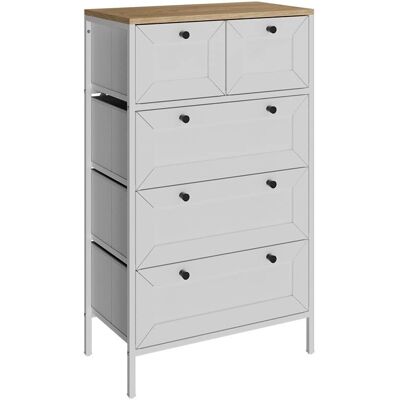 Vichy Mueble de almacenamiento compacto - 5 cajones Vichy Mueble de almacenamiento compacto - 5 cajones
