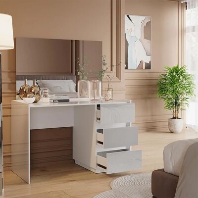Vichy Schminktisch Marla Weiß Hochglanz - Möbel Vichy Schminktisch Marla Weiß Hochglanz - Möbel