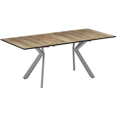 Mesa de comedor Trill Roble rústico/gris extendible Vicco - Mesa de comedor Mesa de comedor Trill Roble rústico/gris extendible Vicco - Mesa de comedor