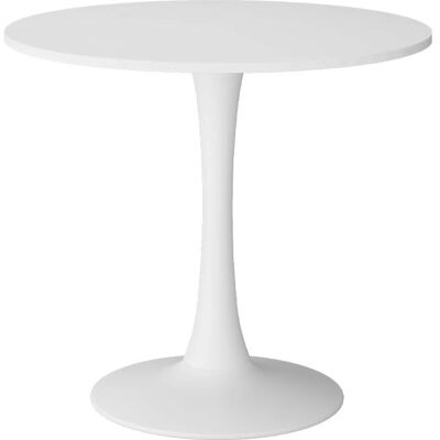 Vichy Carl Table de salle à manger - Blanc - Publicité Vichy Carl Table de salle à manger - Blanc - Publicité
