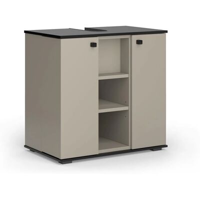 Mueble de baño Vicco Joli - Greige/Negro - 60x59 cm Mueble de baño Vicco Joli - Greige/Negro - 60x59 cm