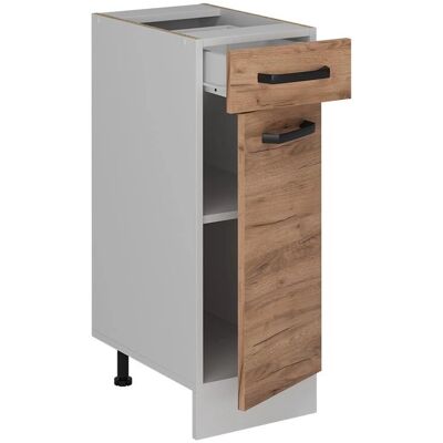 Vicco R-Line Küchenunterschrank - Goldkraft Eiche/Weiss - Verstellbar, Modular, 16mm Vicco R-Line Küchenunterschrank - Goldkraft Eiche/Weiss - Verstellbar, Modular, 16mm