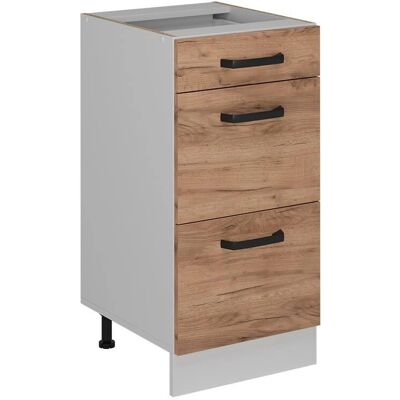 Meuble bas de cuisine R-Line Vicco - Chêne Doré/Blanc, Modulaire, Réglable - Publicité Meuble bas de cuisine R-Line Vicco - Chêne Doré/Blanc, Modulaire, Réglable - Publicité