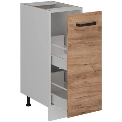 Vicco R-Line Küchenschrank - Modular Weiß/Gold Eiche - 30cm Vicco R-Line Küchenschrank - Modular Weiß/Gold Eiche - 30cm