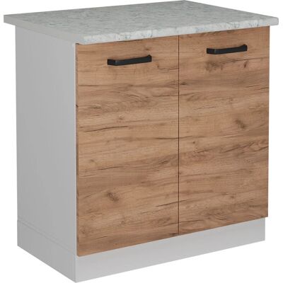 VICCO Mármol Blanco Mueble Bajo Fregadero - Mueble de Cocina VICCO Mármol Blanco Mueble Bajo Fregadero - Mueble de Cocina