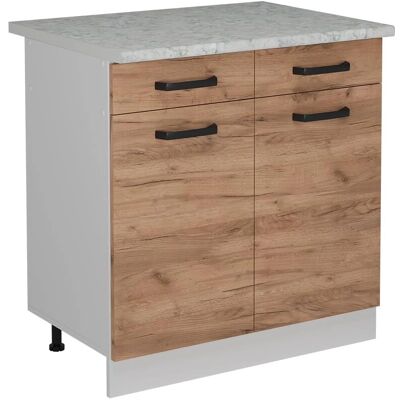 Vichy R-Line Küchenunterschrank - Weiß - 80cm Vichy R-Line Küchenunterschrank - Weiß - 80cm