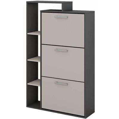Vichy Orlando Schuhschrank - Platzsparend, 3 Klappfächer Vichy Orlando Schuhschrank - Platzsparend, 3 Klappfächer