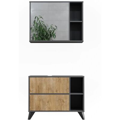 Conjunto de muebles de baño Vicco Leano - Baño Conjunto de muebles de baño Vicco Leano - Baño