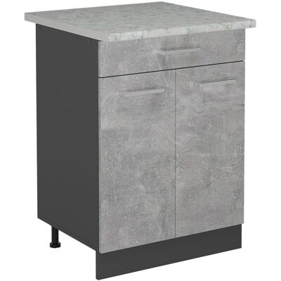 Vicco R-Line Armoire de cuisine - Beton/Anthrazit - 60cm - Publicité Vicco R-Line Armoire de cuisine - Beton/Anthrazit - 60cm - Publicité