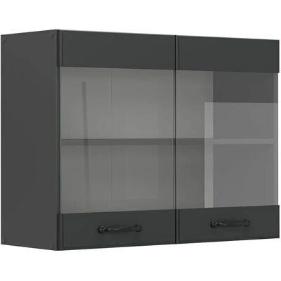 Armoire murale R-Line Vicco - Anthracite - Rangement d'affichage - Publicité Armoire murale R-Line Vicco - Anthracite - Rangement d'affichage - Publicité