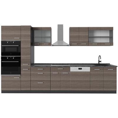 Set de Cocina Vicco - 350cm Modular Antracita - Cocina Set de Cocina Vicco - 350cm Modular Antracita - Cocina