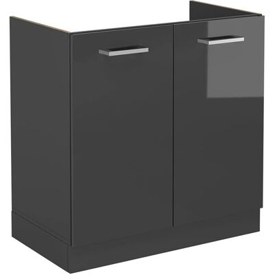 Armoire de Cuisine R-Line Vicco - Haut Brillant, 80cm - Publicité Armoire de Cuisine R-Line Vicco - Haut Brillant, 80cm - Publicité