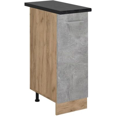 Vichy Regal Apothekerschrank R-Line Beton/Goldkraft Eiche - Küchenschrank Vichy Regal Apothekerschrank R-Line Beton/Goldkraft Eiche - Küchenschrank
