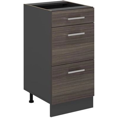 Vichy R-Line Küchenunterschrank - Edelgrau/Anthrazit - 40cm Vichy R-Line Küchenunterschrank - Edelgrau/Anthrazit - 40cm