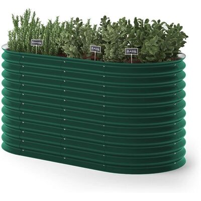 Bancal élevé vert Ok-living - Jardin d'herbes et légumes - Publicité Bancal élevé vert Ok-living - Jardin d'herbes et légumes - Publicité