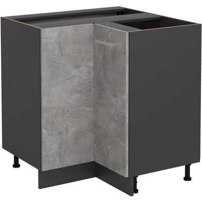 Armoire d'angle R-Line Vicco - Anthracite - Meubles de cuisine - Publicité Armoire d'angle R-Line Vicco - Anthracite - Meubles de cuisine - Publicité