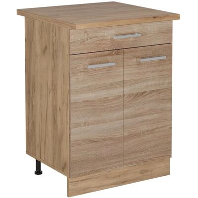 Vicco R-Line Küchenunterschrank - Goldkraft Eiche, Sonoma, 60cm Vicco R-Line Küchenunterschrank - Goldkraft Eiche, Sonoma, 60cm