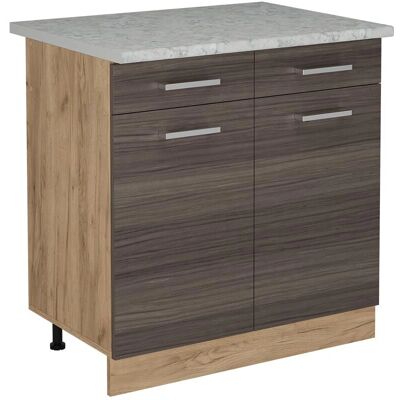 Vicco Modelo R-Line Mueble bajo de cocina - Gris noble - 80cm Vicco Modelo R-Line Mueble bajo de cocina - Gris noble - 80cm