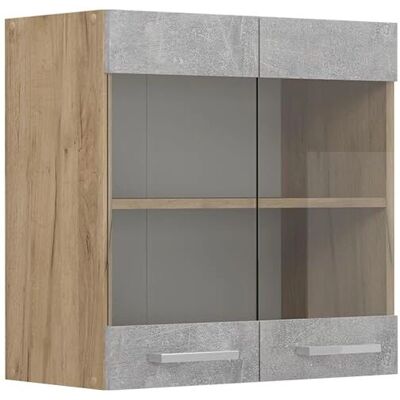 Vicco Regal Armoire Murale en Verre - Cuisine - Publicité Vicco Regal Armoire Murale en Verre - Cuisine - Publicité