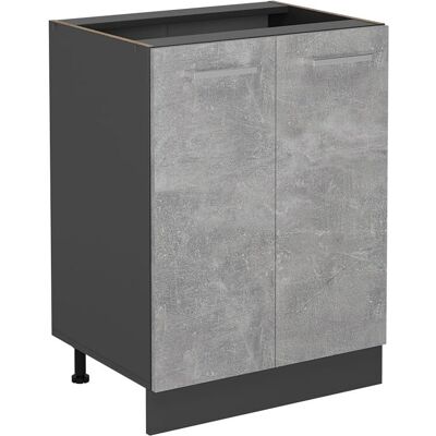 Vichy R-Line Meuble bas de cuisine - Anthracite, 60cm, Moderne - Publicité Vichy R-Line Meuble bas de cuisine - Anthracite, 60cm, Moderne - Publicité