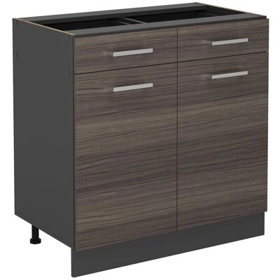 Vicco Mueble bajo de cocina R-Line - Gris noble - 80cm - Publicité Vicco Mueble bajo de cocina R-Line - Gris noble - 80cm - Publicité