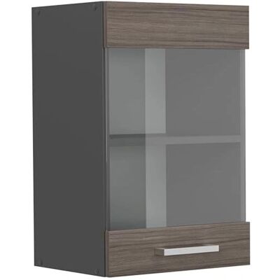 Vicco R-Line Glasküchen Schrank - Anthrazit - 40cm Vicco R-Line Glasküchen Schrank - Anthrazit - 40cm