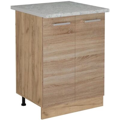 Armoire de cuisine Vicco R-Line - Sonoma, Marbre, Chêne Doré - Publicité Armoire de cuisine Vicco R-Line - Sonoma, Marbre, Chêne Doré - Publicité