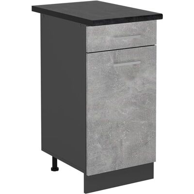 Vichy Vicco Armoire de Cuisine R-Line - Anthracite, 40cm - Publicité Vichy Vicco Armoire de Cuisine R-Line - Anthracite, 40cm - Publicité