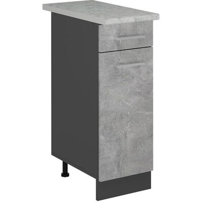 Vichy Mueble de Cocina R-Line - Mármol, 30cm, con Cajón Vichy Mueble de Cocina R-Line - Mármol, 30cm, con Cajón