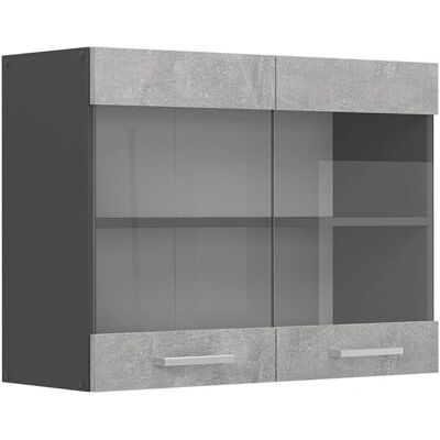 Vichy R-Line Armoire de Cuisine en Verre - Modulaire, Anthracite - Publicité Vichy R-Line Armoire de Cuisine en Verre - Modulaire, Anthracite - Publicité