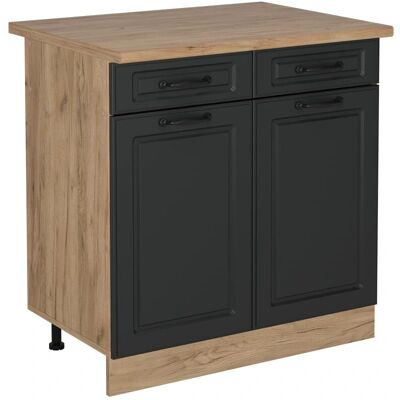 Vichy R-Line Küchenunterschrank Anthrazit/Goldkraft Eiche Vichy R-Line Küchenunterschrank Anthrazit/Goldkraft Eiche