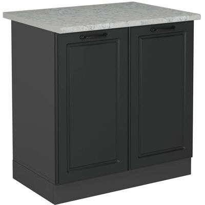 Armario de cocina Vicco R-Line - Antracita, 80cm, Encimera de Mármol Armario de cocina Vicco R-Line - Antracita, 80cm, Encimera de Mármol