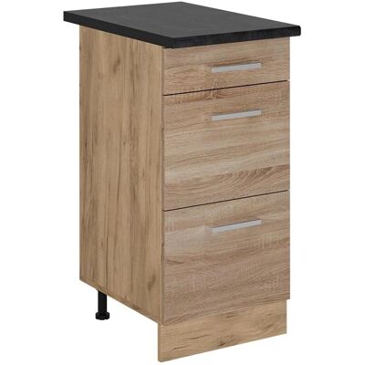 Vichy R-Line Küchenunterschrank - Anthrazit - 40cm Vichy R-Line Küchenunterschrank - Anthrazit - 40cm