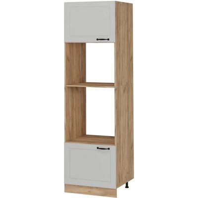 Vicco R-Line Mikrowellenschrank - Weiß Landhaus/Goldkraft Eiche Vicco R-Line Mikrowellenschrank - Weiß Landhaus/Goldkraft Eiche