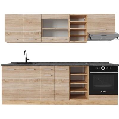 Mueble de cocina Vicco R-Line - Sonoma/Goldkraft, ET Antracita - Cocina Mueble de cocina Vicco R-Line - Sonoma/Goldkraft, ET Antracita - Cocina