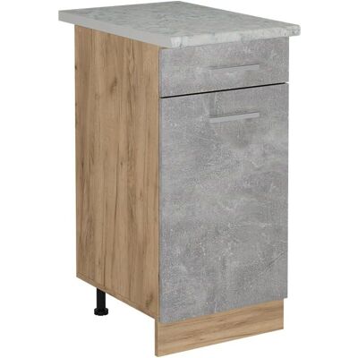 Vicco Mueble bajo de cocina R-Line - Mármol - 40cm Vicco Mueble bajo de cocina R-Line - Mármol - 40cm