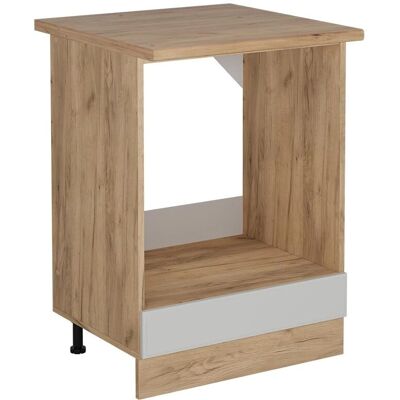 Vicco R-Line Einbaubackschrank - Weiss Landhaus - 60cm Vicco R-Line Einbaubackschrank - Weiss Landhaus - 60cm